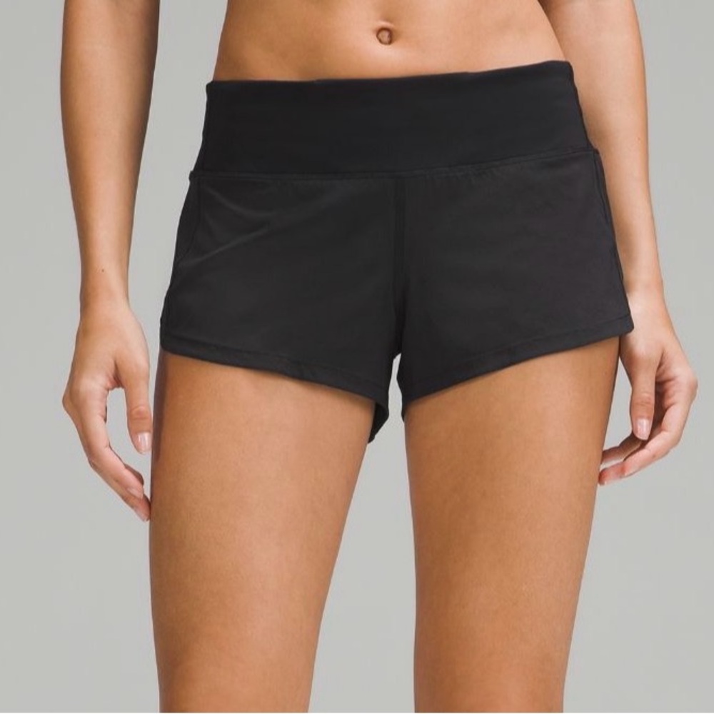 Women's Black Athletic Shorts